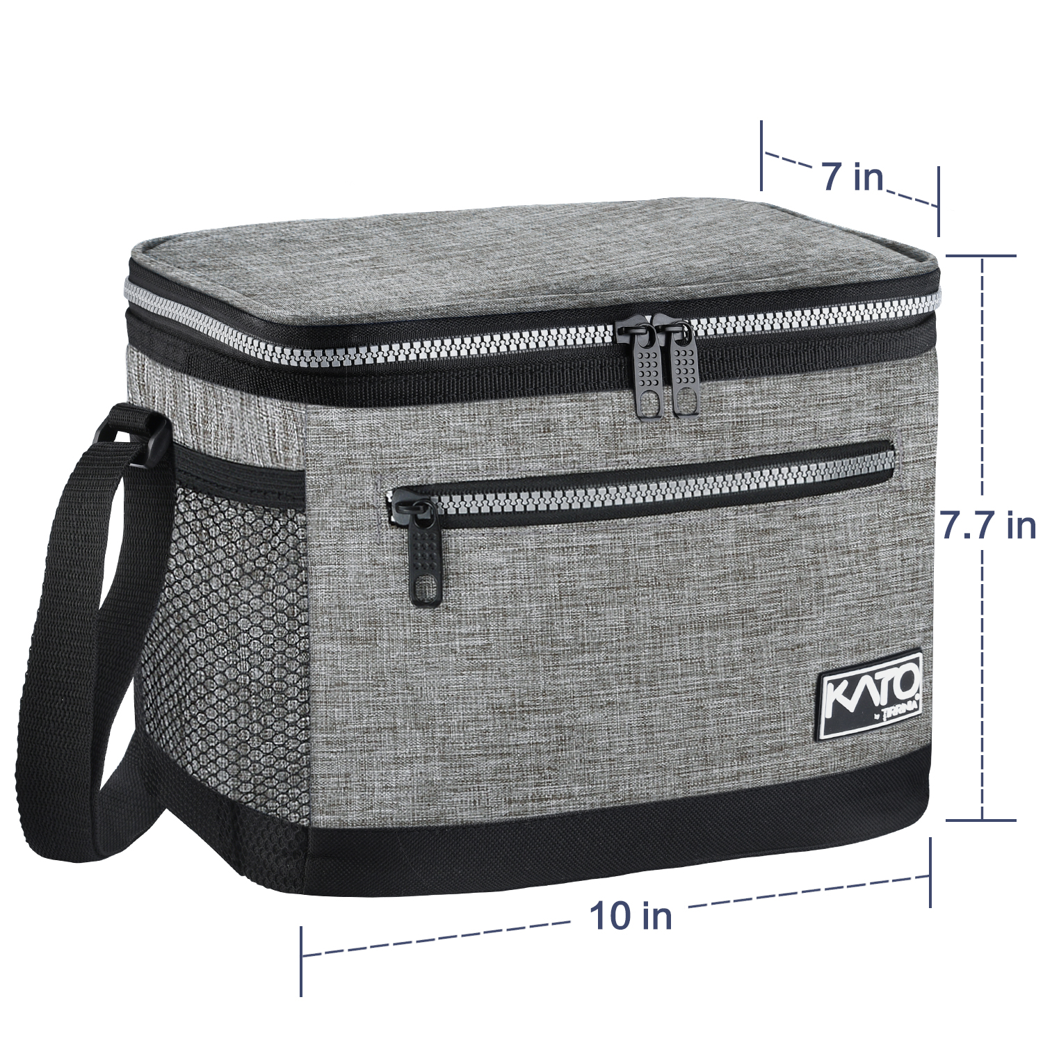 OPUX Insulated Lunch Bag – Leakproof, Reusable, Rectangle With Handle – Unisex